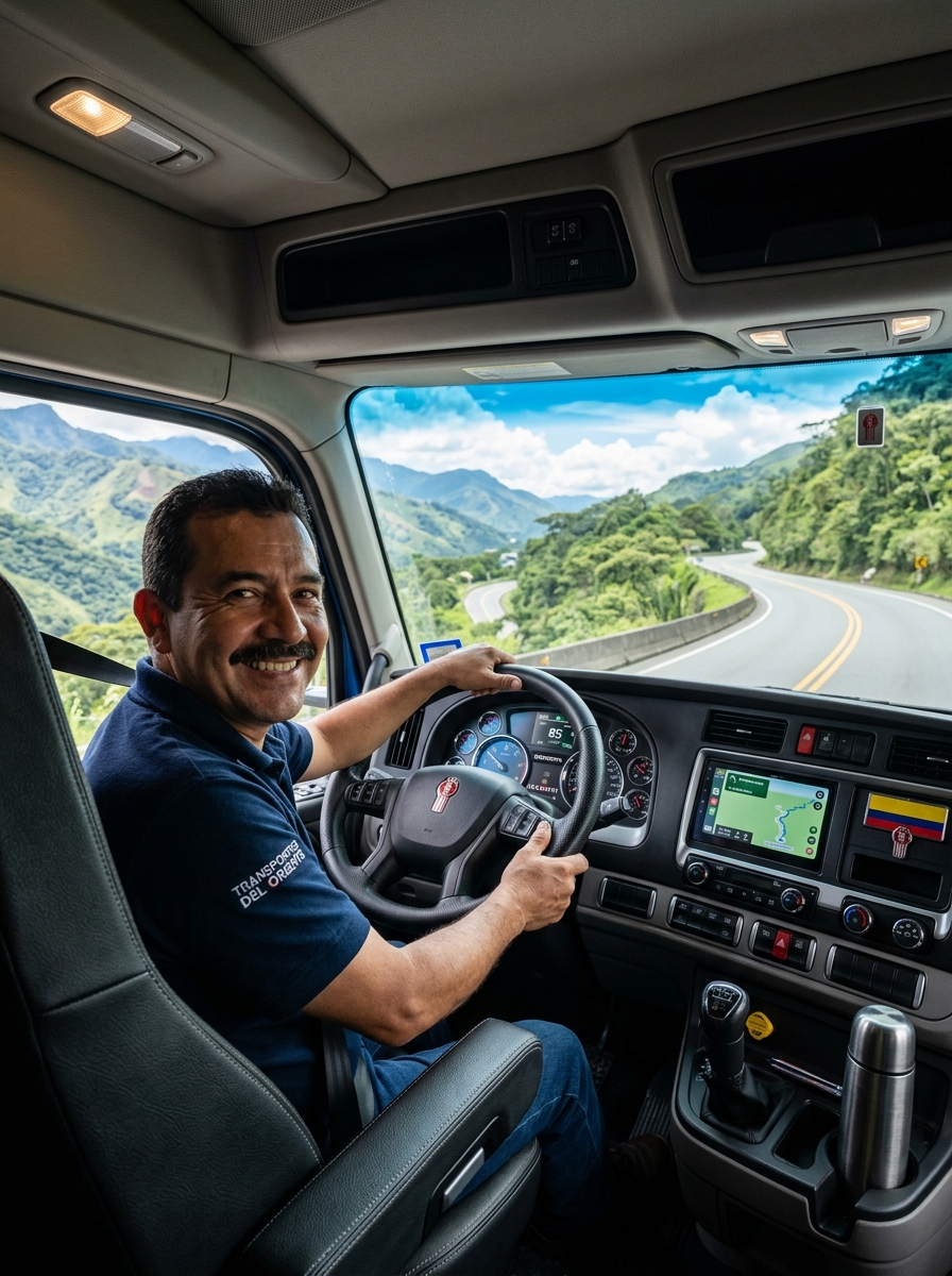 Conductor de tractomula - Kenworth Sitrac